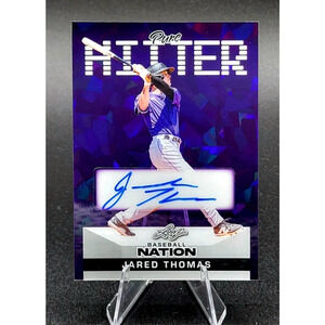 2025 Jared Thomas 3/8 Pure Hitter Auto Colorado Rockies Top Prospect